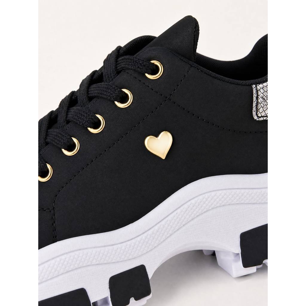 PROMOÇAO LANÇAMENTO  Tênis Plataforma Casual Sola Alta Feminino Confortável Super Promoção Lançamento Tênis Casual
