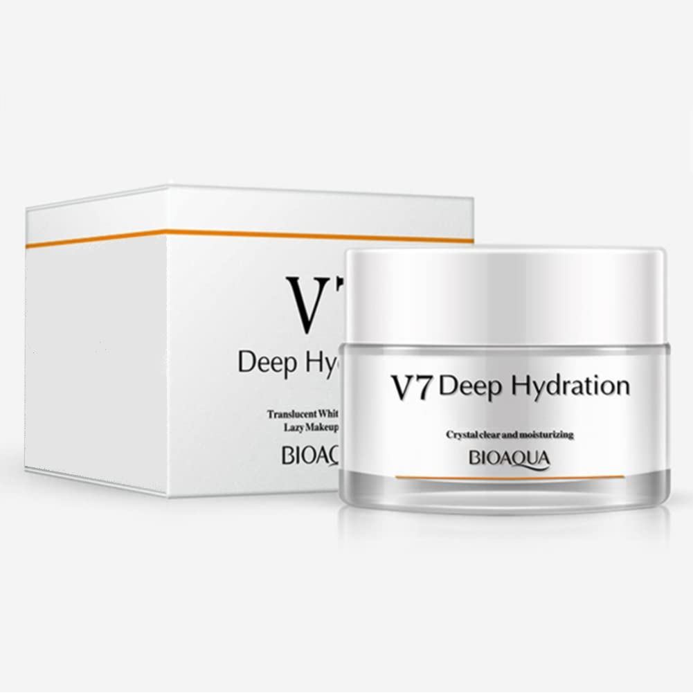 BIOAQUA V7 Toning Light ream For Lazy Makeup Multivitamin omplex Oat Hyaluroni Aid onealer Moisturizing 50g