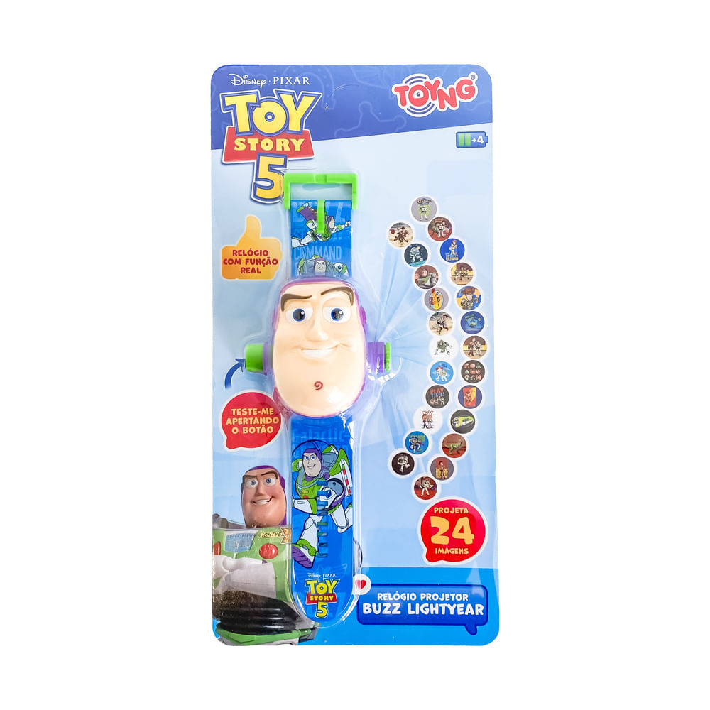 RELOGIO PROJETOR DISNEY TOY STORY 
