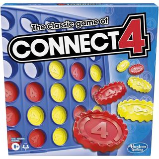 Hasbro Gaming Connect 4 Classic Grid, Jogo de 4 em Linha, Jogos de Tabuleiro de Estratégia para Crianças, Para 2 Jogador
