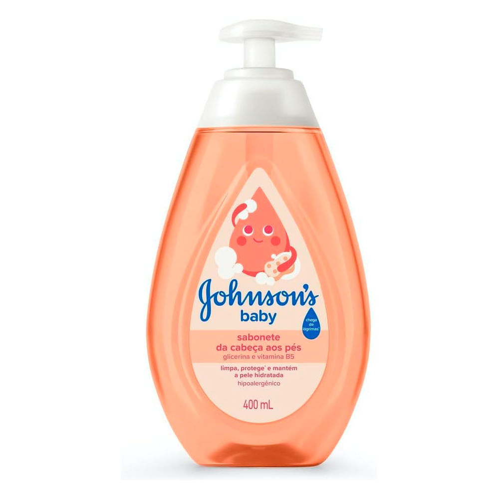 Sabonete Líquido Johnson's Baby Dos Pés A Cabeça 400ml