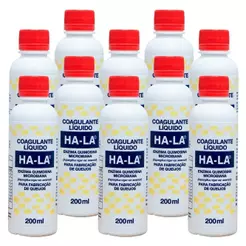 Kit 10 Coalho Ha-La Liquido 200ml