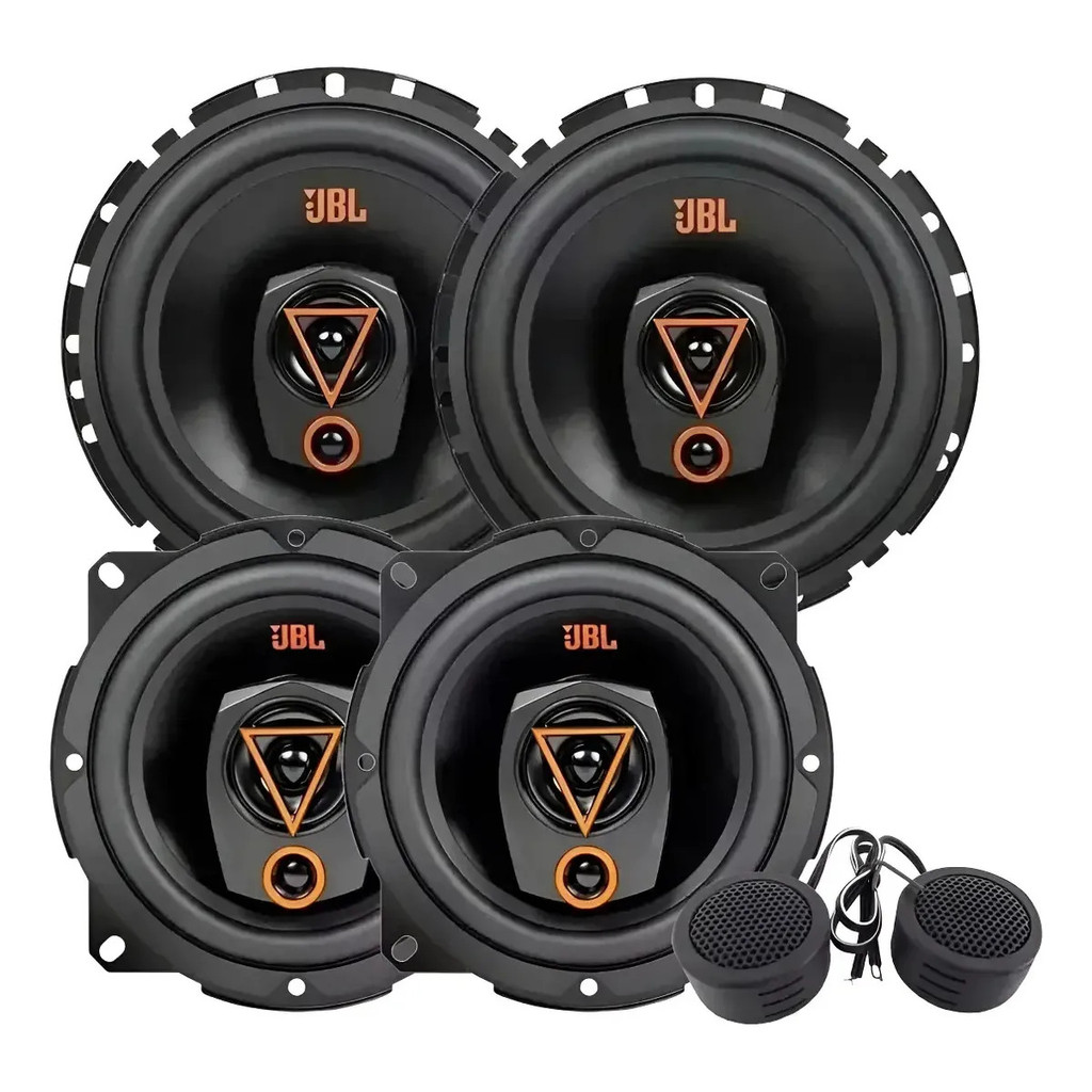 Kit 4 Falante Jbl Portas Dianteira + Traseira 320w + Tweeter