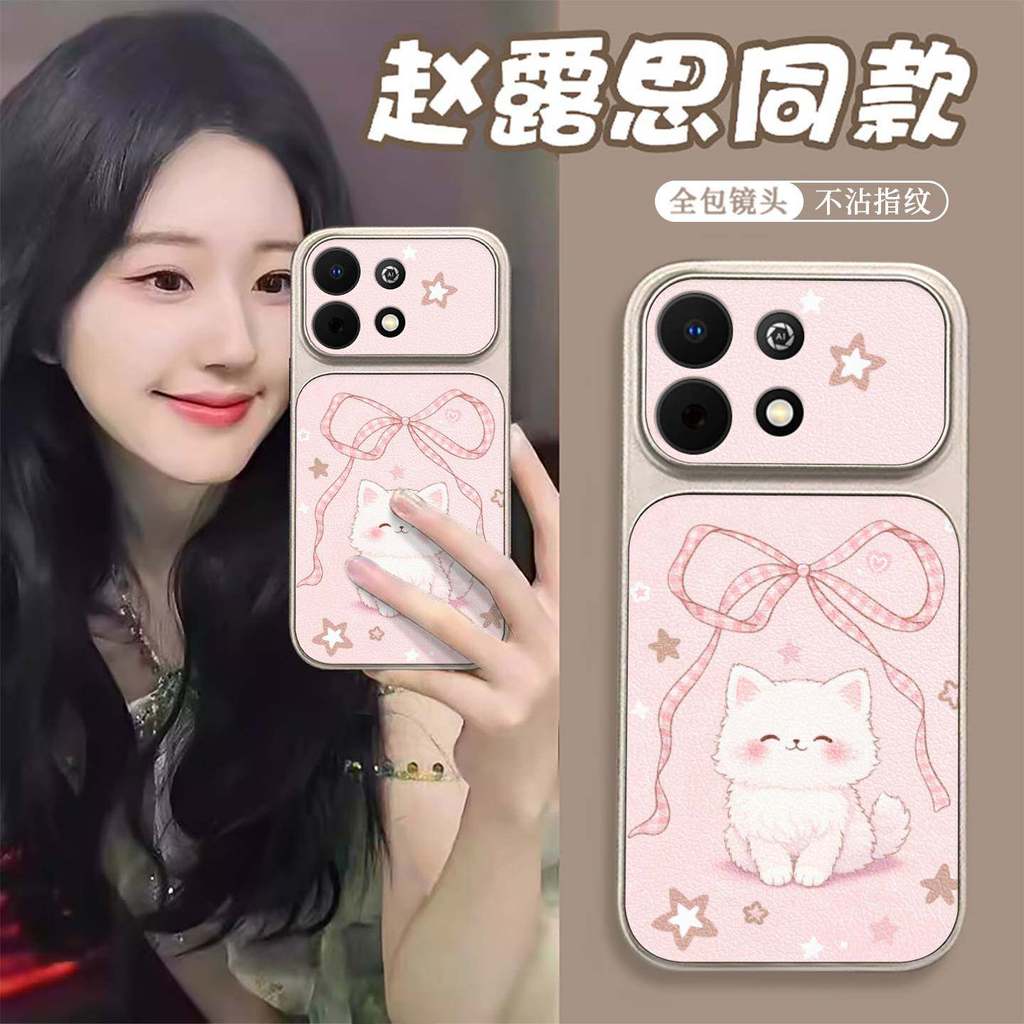 Capa de gato rosa para Xiaomi 17 Pro Max 15 15T 14 14T 13 13T 12 Ultra 12T 12S 12X Mi 11i 11X 11 Lite Pro 5G 4G, de cour