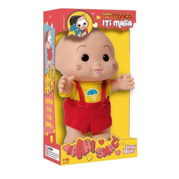 Boneca Turma da Monica Iti Malia - Baby Brink - CASCAO