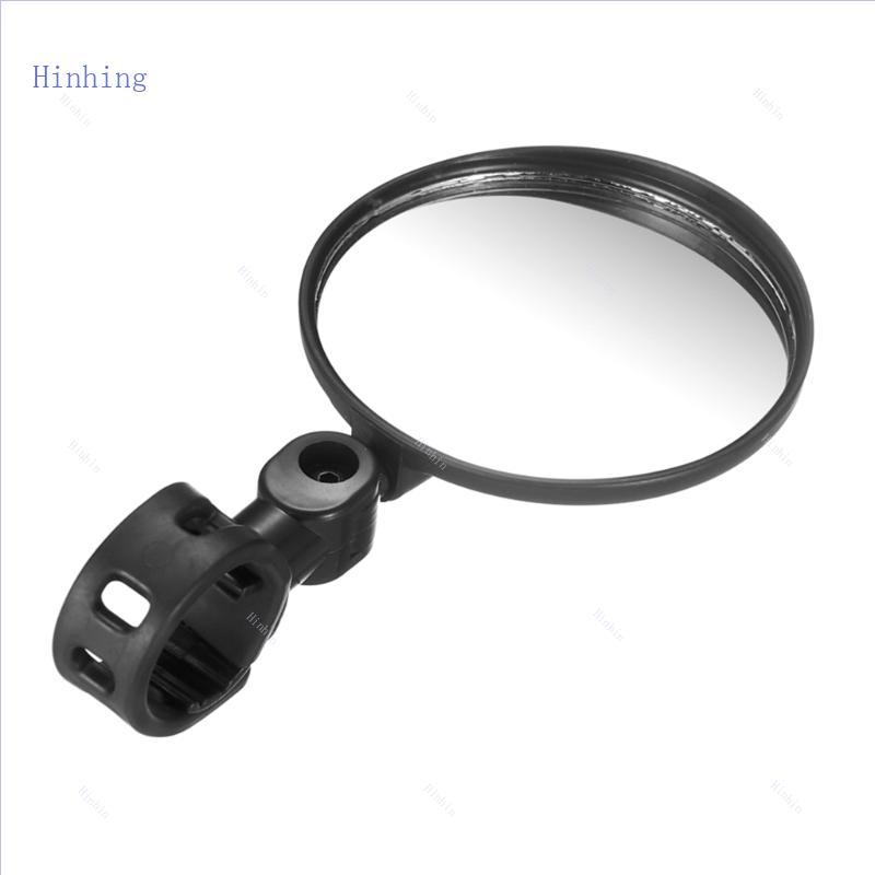 Hinhing Espelho Retrovisor Universal Para Bicicletas Com Lente Convexa Ajustável Em 360 Graus