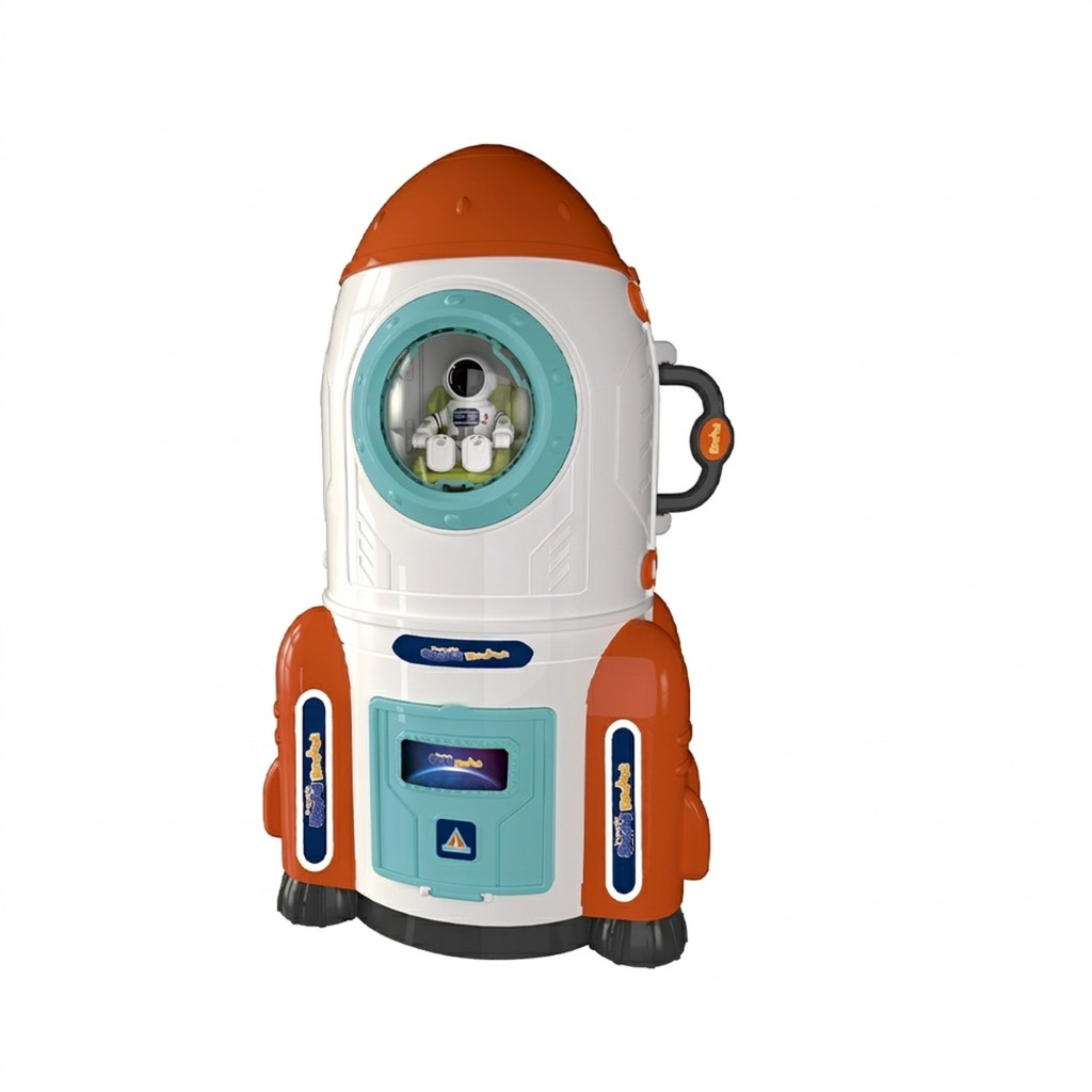 Foguete Nave Estacao Espacial Brinquedo Infantil Luz Som