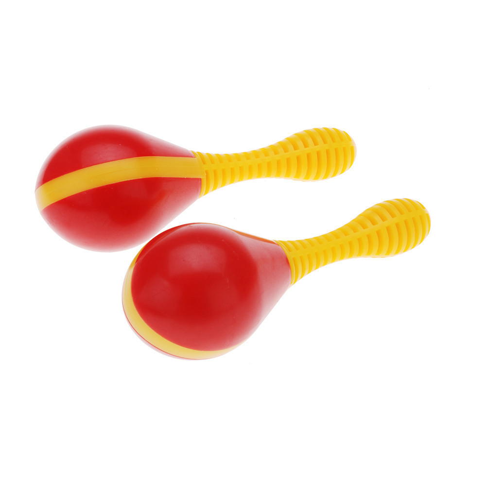 wohobr Ovo De Plástico Maraca Musical Ferramenta De Brinquedo De Ritmo Educacional Inicial Para Bebê Criança