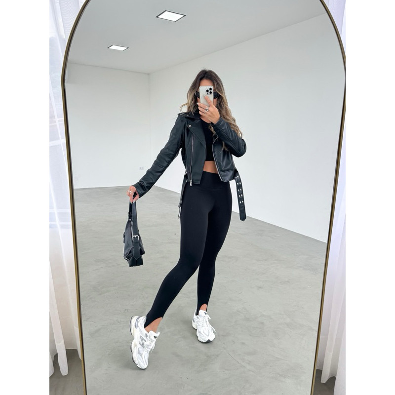 Calça Legging Forrada Pezinho Cintura Alta Modeladora Zero Transparência Premium Fuso open termica peluciada flanelada