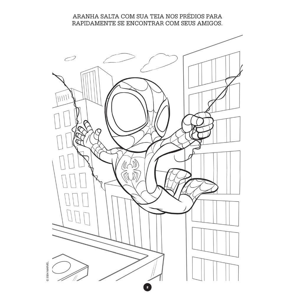 Colorir e Aprender Marvel - Spidey 1 Aranha · foto 2