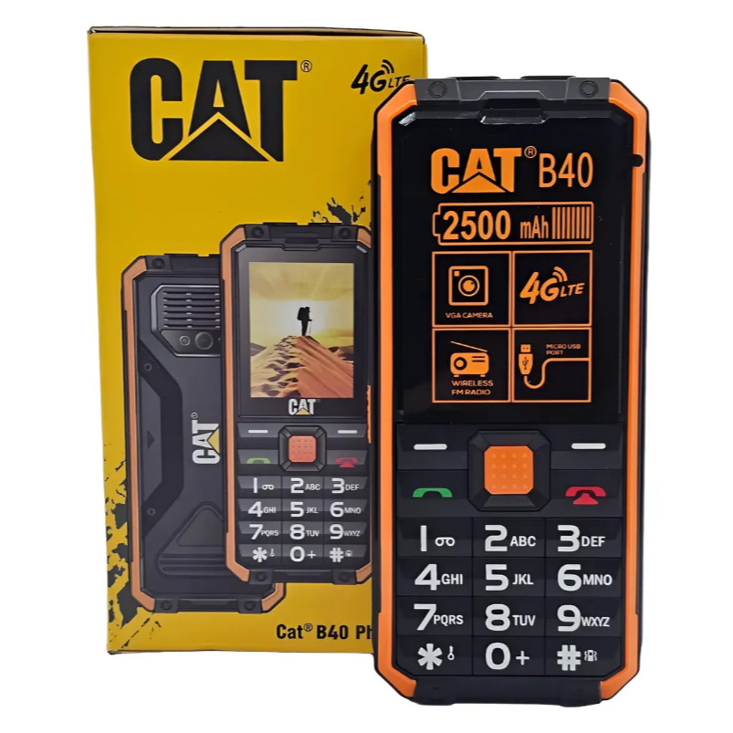 Celular Cat Oficial B40 Rede 4G Teclas Grandes Volume Alto P/Idoso