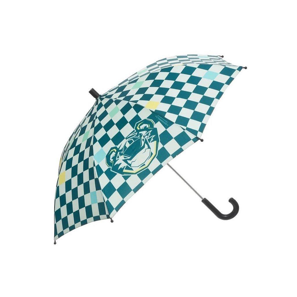 Guarda-Chuva Tigor T Tigre Radical Quadriculado Azul