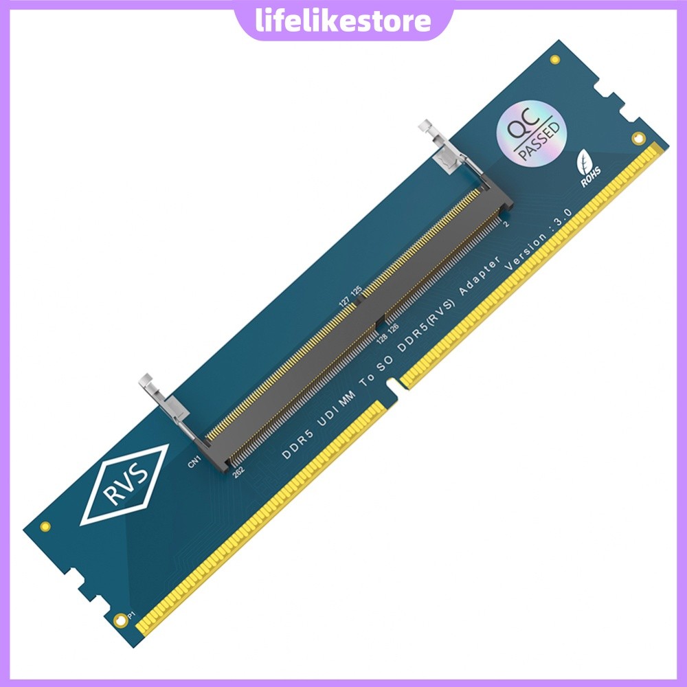 Adaptador RAM DDR5 De Alto Desempenho Para Integração De Memória U-DIMM De Desktop Laptop [lifelikestore.br]