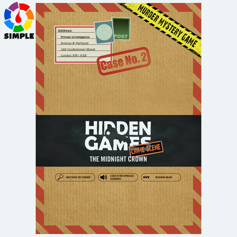 HIDDEN GAMES CRIME SCENE  -  BASE GAME - THE MIDNIGHT CROWN - SCENE 2 (ENGLISH)