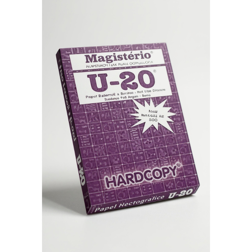 Papel Hectográfico Estêncil Tatoo Roxo Pacote 10 Unides