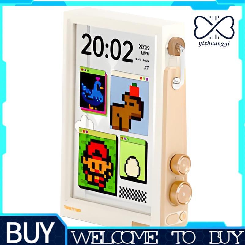 10.1 " WiFi Pixel Display Tela HD Inteligente DIY Relógio Digital Decoração De Mesa Casa Presente