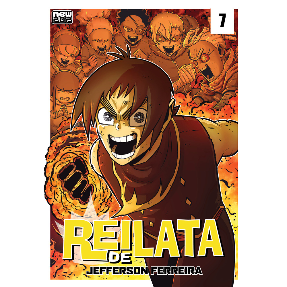 Capa do livro Mangá - Rei de Lata - Volume 07 (Full Color) - por Jefferson Ferreira - Editora New Pop