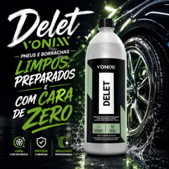 Delet Limpador Para Pneus E Borrachas 1,5 Litros Original Vonixx