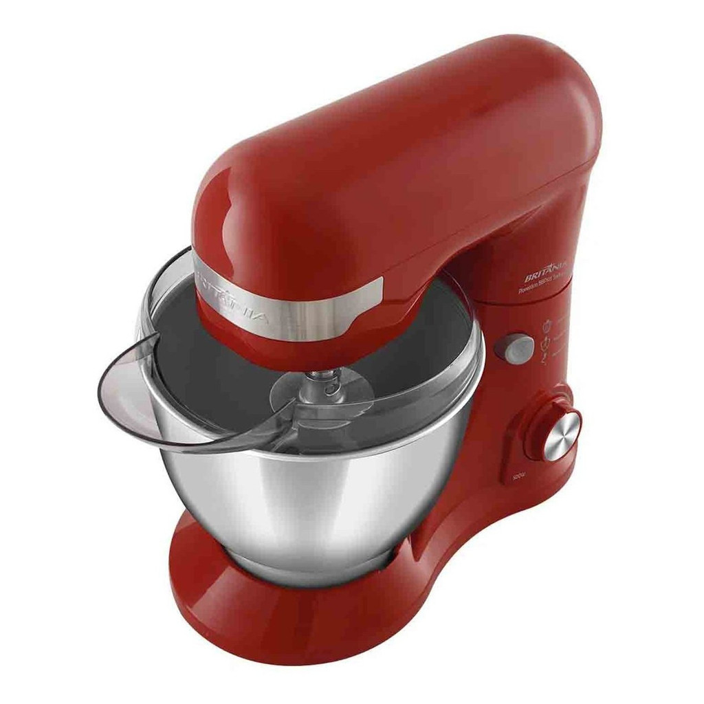Batedeira De Bolo Planetária Bbp515 11velocidades Britânia - Vermelho - 3,8 - 110V