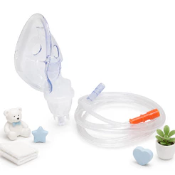 Kit Acessórios Nebulização Super Flow Plus Infantil G-Tech para Nebulizador Nebcom IV e Nebdesk IV