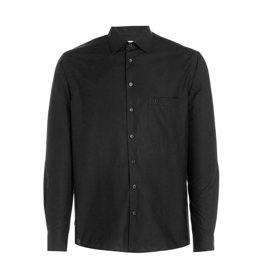 Camisa Masculina Dudalina Tricoline Preto