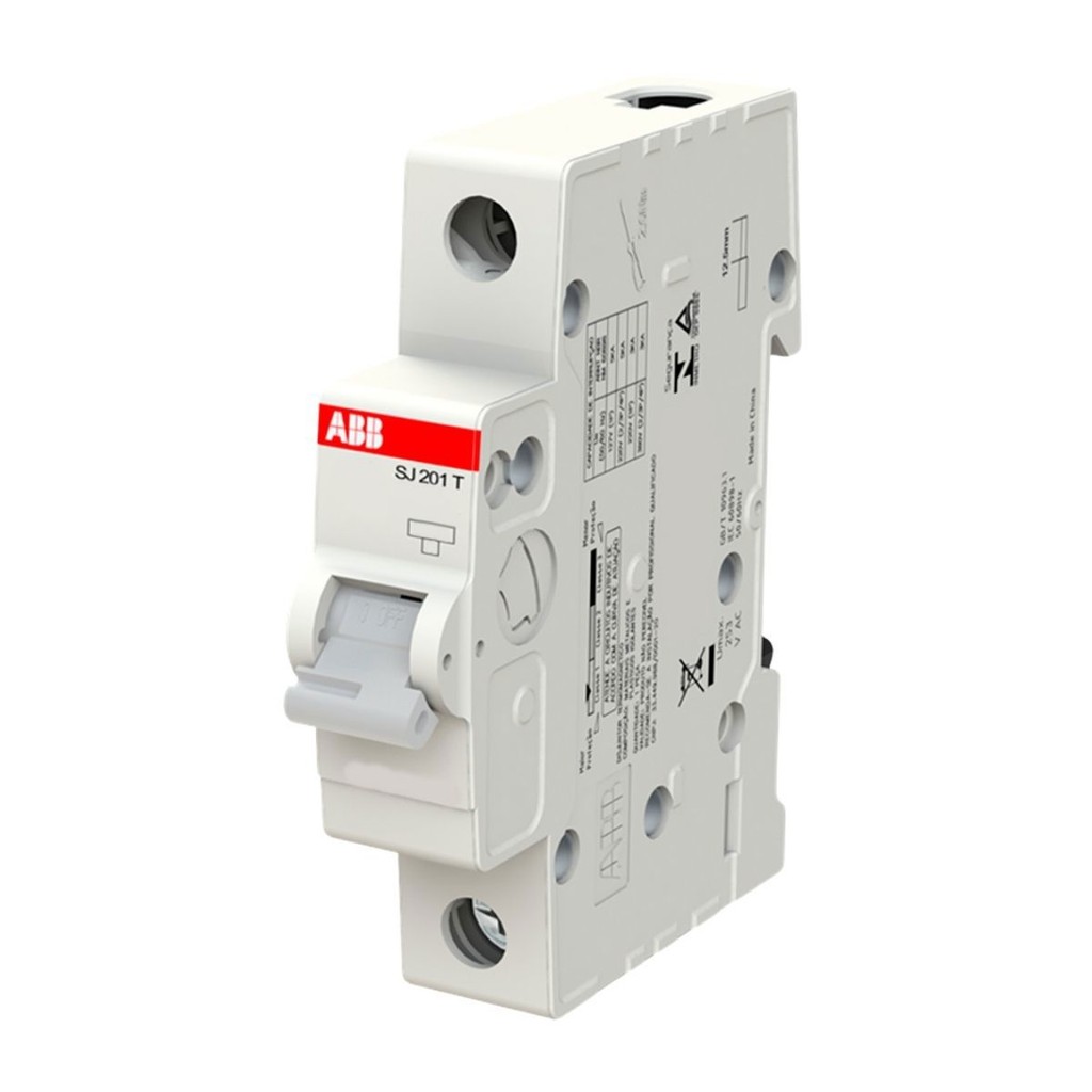 Disjuntor Mini Din Unipolar 20A Curva C SJ201T-C20 ABB