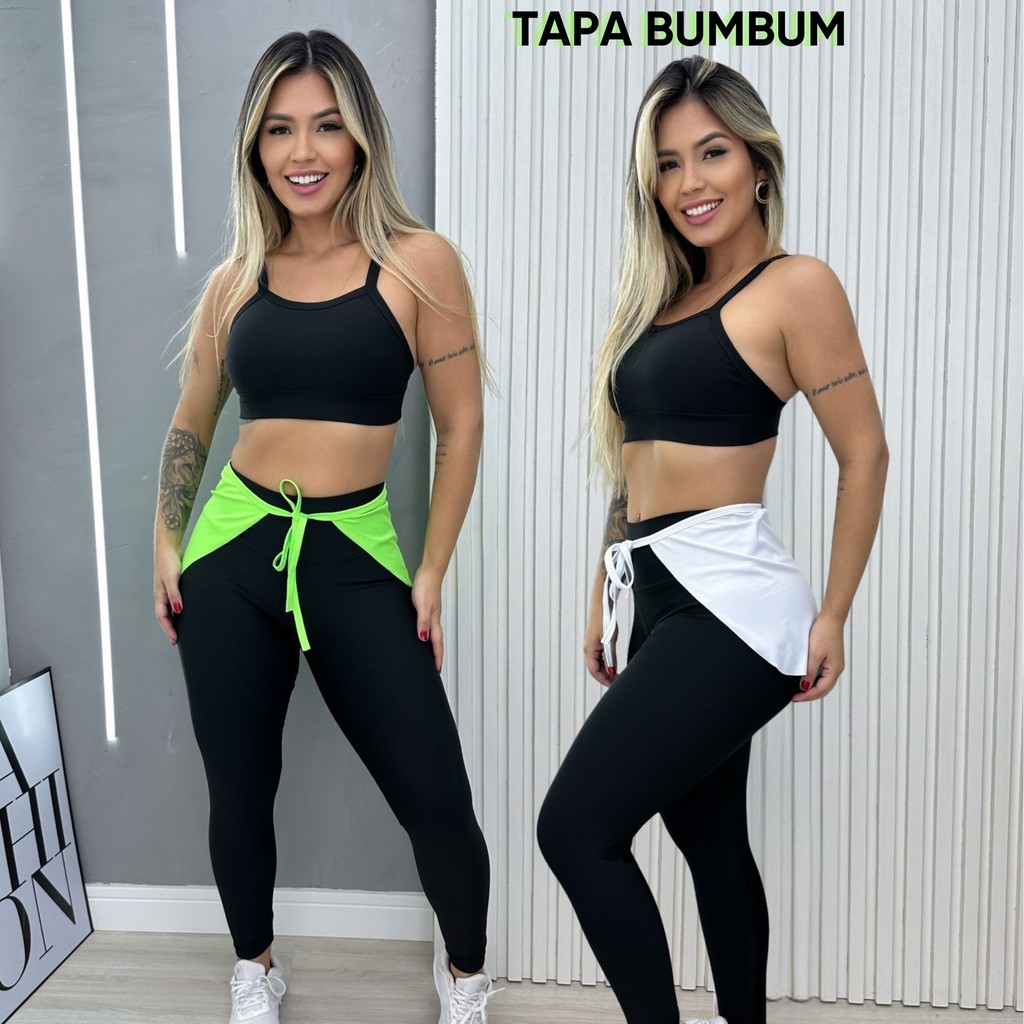 Kit Sainha Tapa Bumbum Fitness Academia