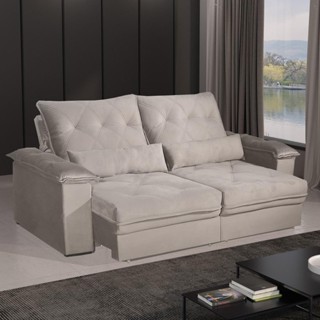 Sofá 5 Lugares 2,90m Retrátil e Reclinável West Bom Pastor em Oferta na Shopee