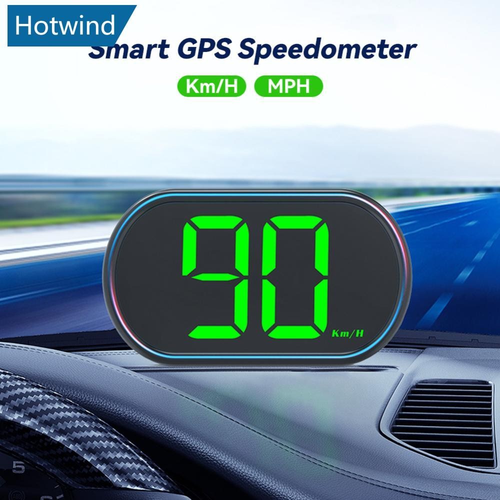 HW Carro Digital GPS HUD Cabeça Display Velocímetro Medidor De Velocidade Para Caminhão Plug and Play Acessórios De Peça