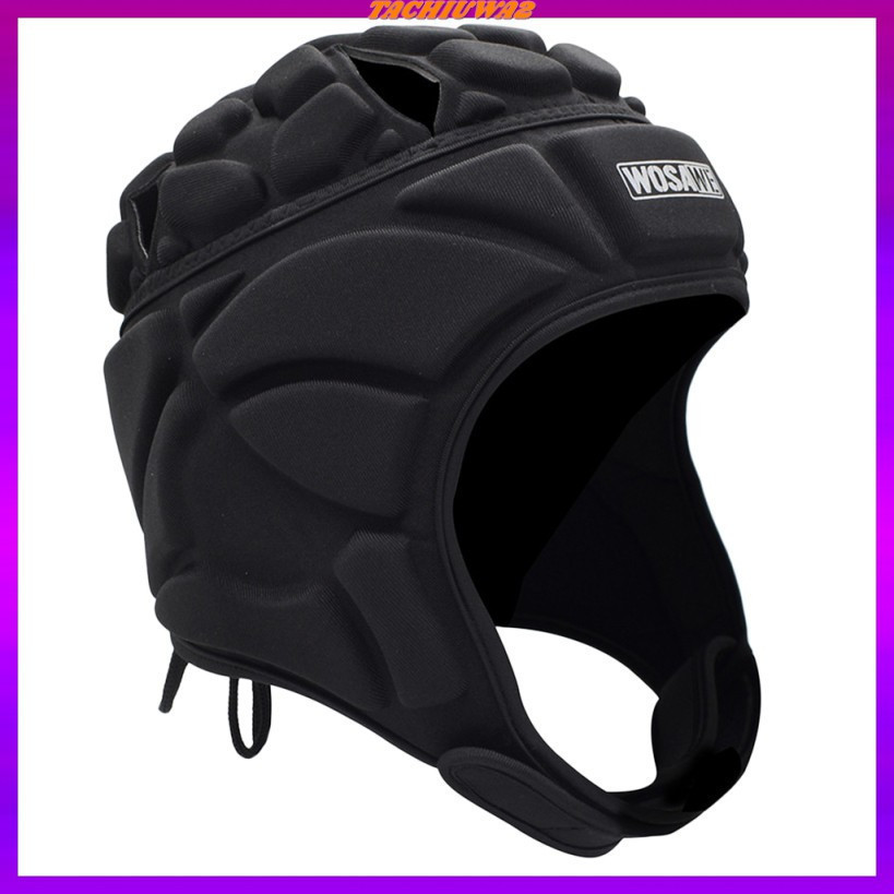[tachiuwadaMY] Capacete Almofadado Macio - Capacete de Flag Football - Proteção de Queda para Goleiro de Futebol - & Tam
