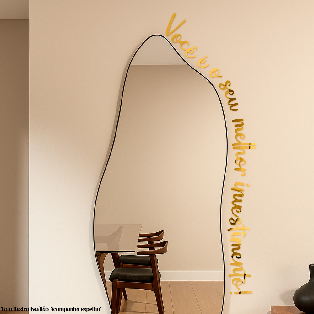 Frases Decorativas Personalizadas Acrílico Espelhado para Paredes Espelhos Religiosas Salões em Oferta na Shopee
