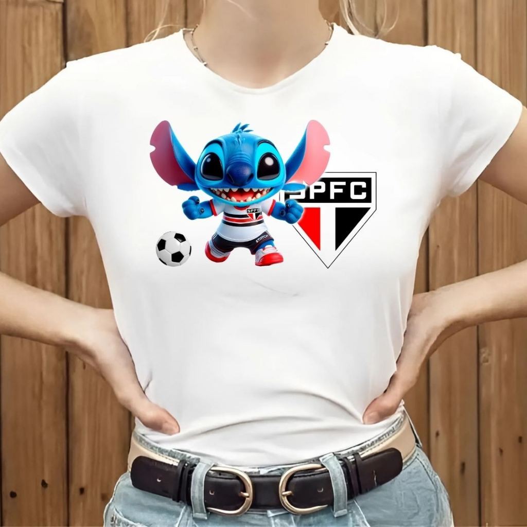 Camisa T shirt Feminina Do Sao Paulo - Camiseta Feminina Baby Look em Oferta na Shopee