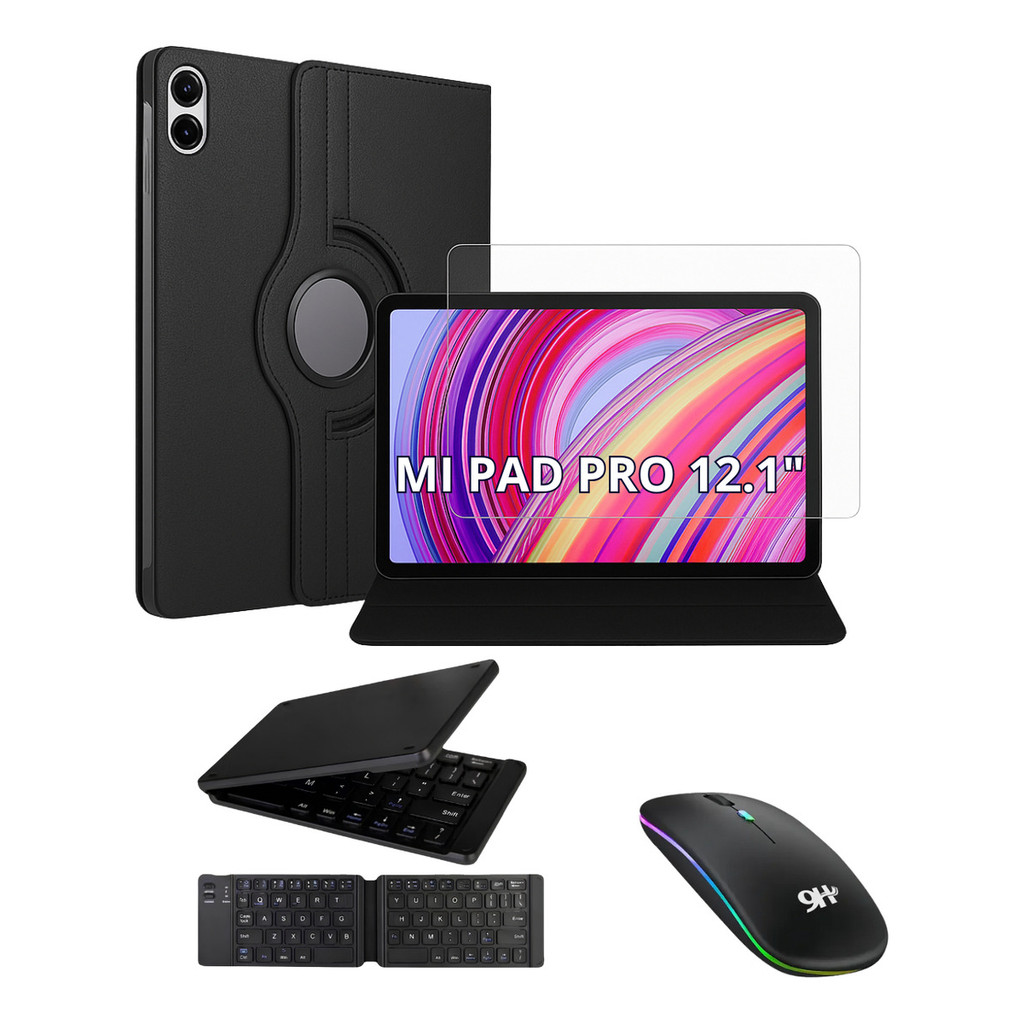 Mi Pad Pro 12.1 Kit Completo Capa Película Teclado Dobravel e Mouse