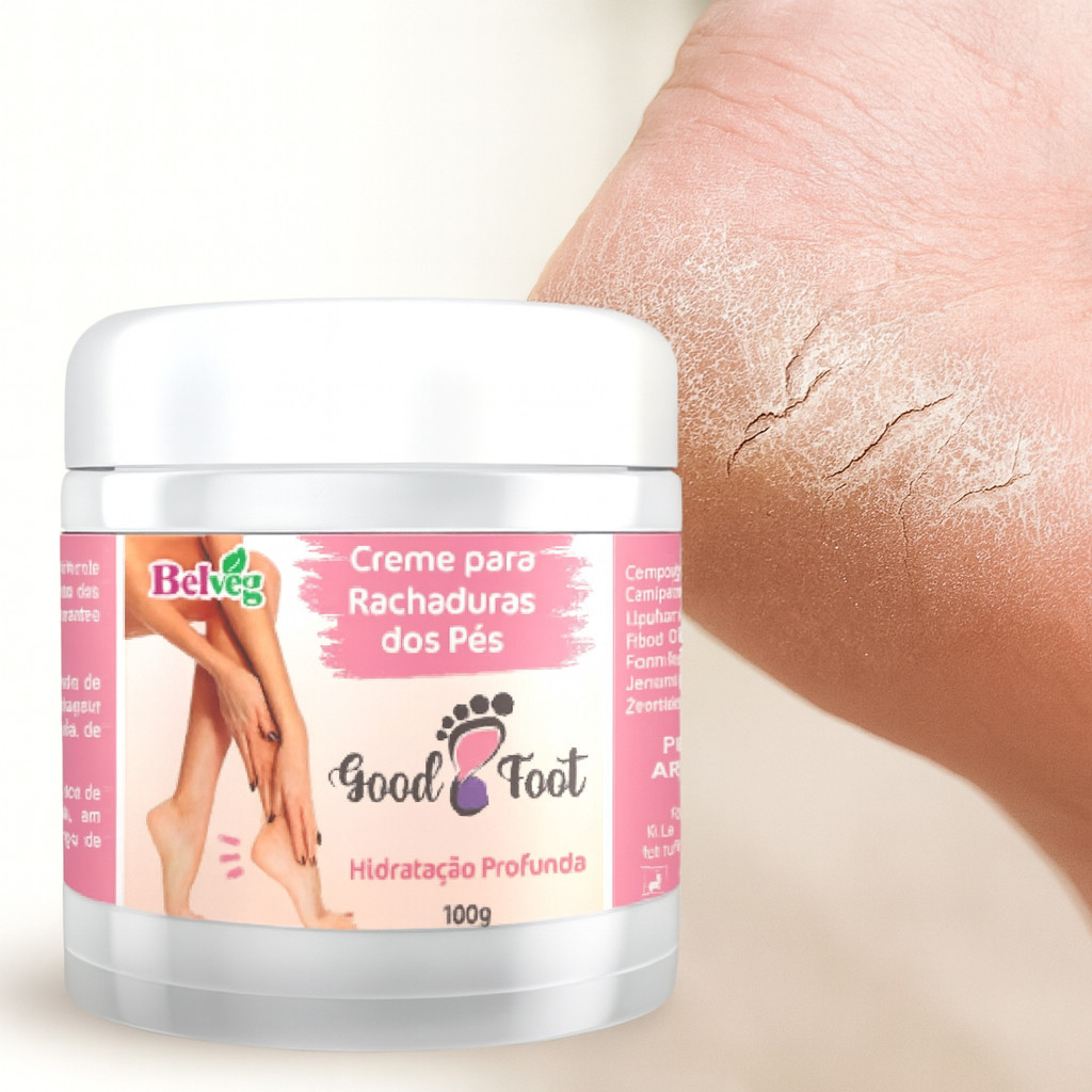 Kit Creme Para Rachaduras Fissura Dos Pés 100g