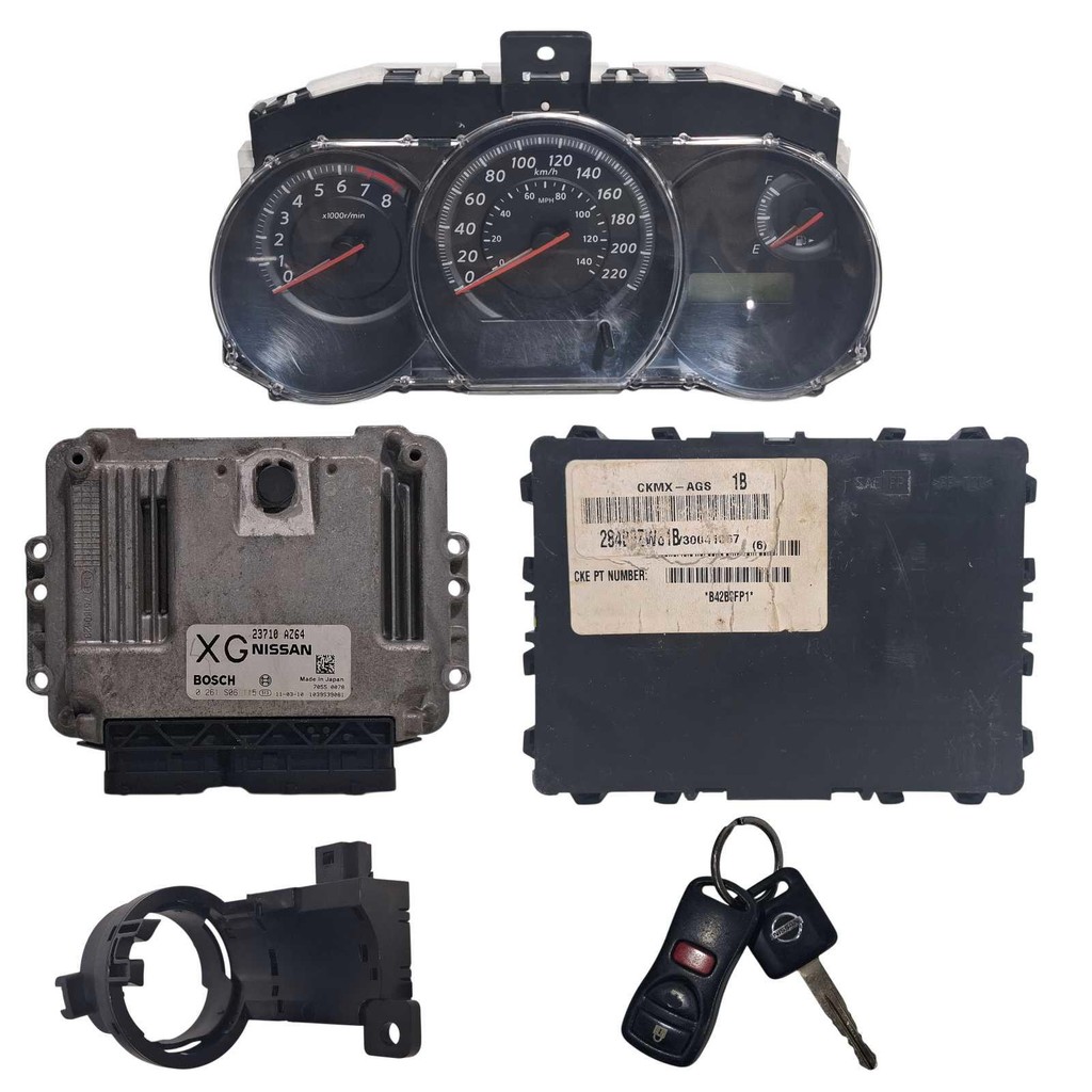 Kit Code Injeção Nissan Tiida 1.8 2011/2012 Manual
