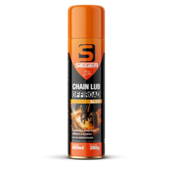 Lubrificante Spray para Corrente Moto Off Road Sieger Chain 400ml Trilha Terra