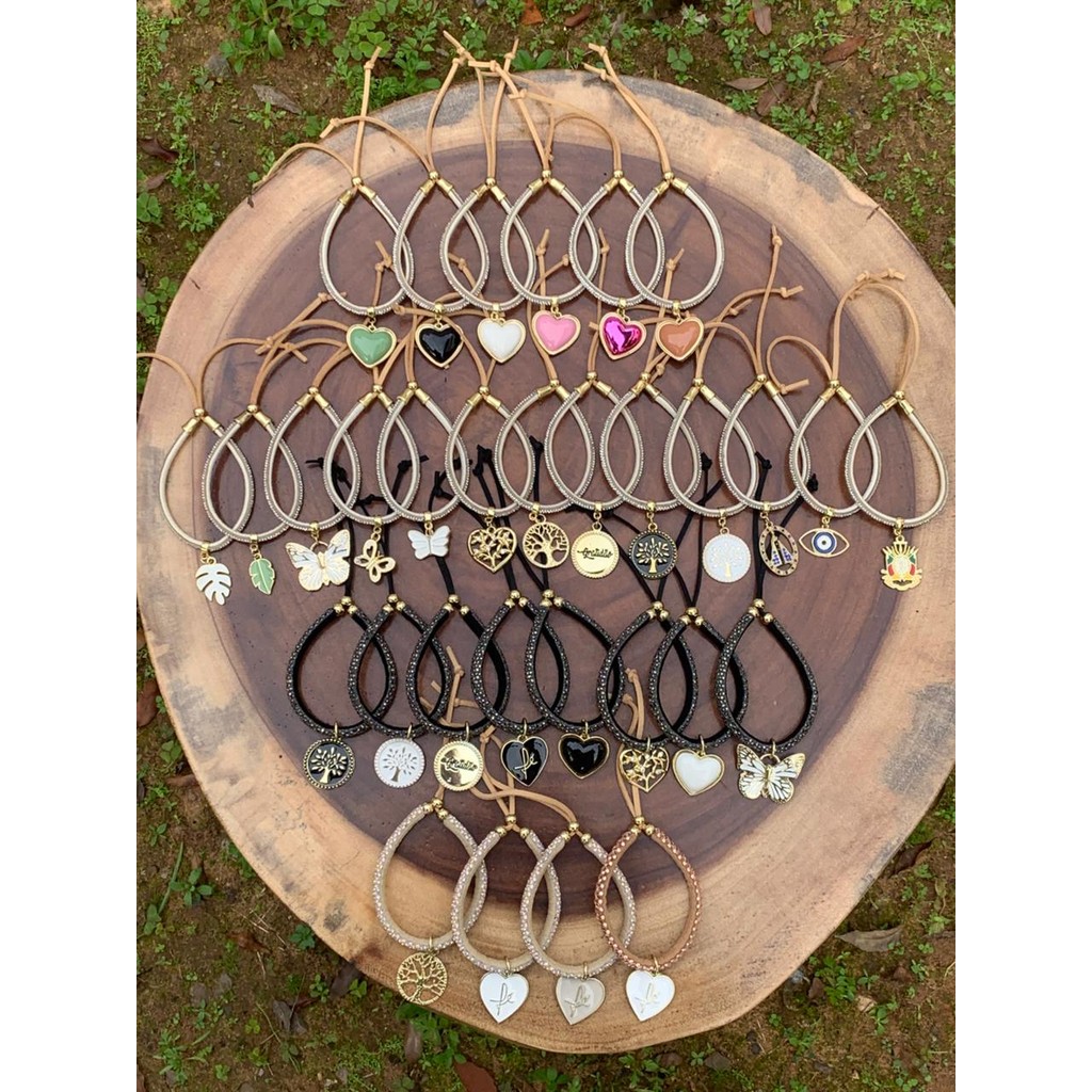 Pulseira / Schoker para cuia de chimarrão VIP Cristal