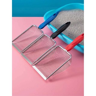 Pá de areia para gatos em aço inoxidável - idade florida - em Oferta na Shopee