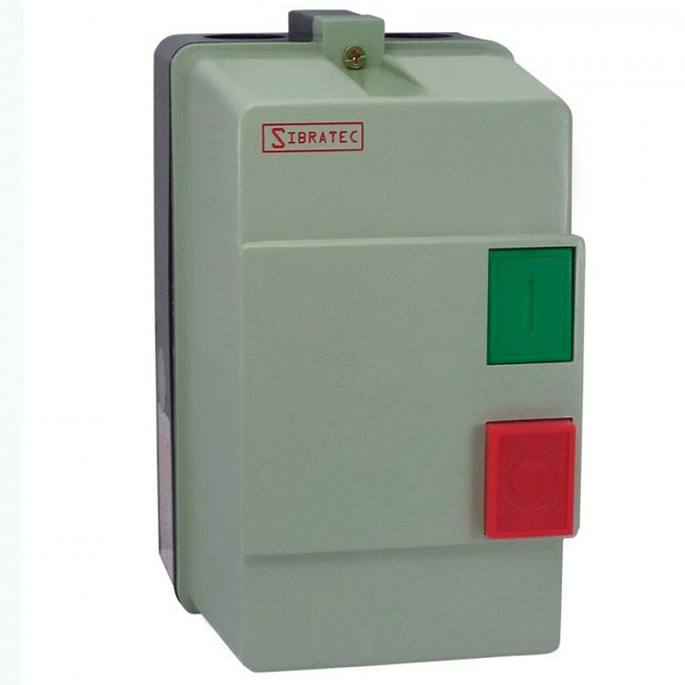 Chave de partida direta  5 HP Monofásico ou 10 HP Trifásico -  QCX2-3220 220V - Sibratec