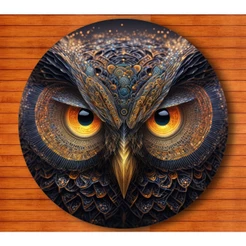 Mouse Pad Redondo Corujas