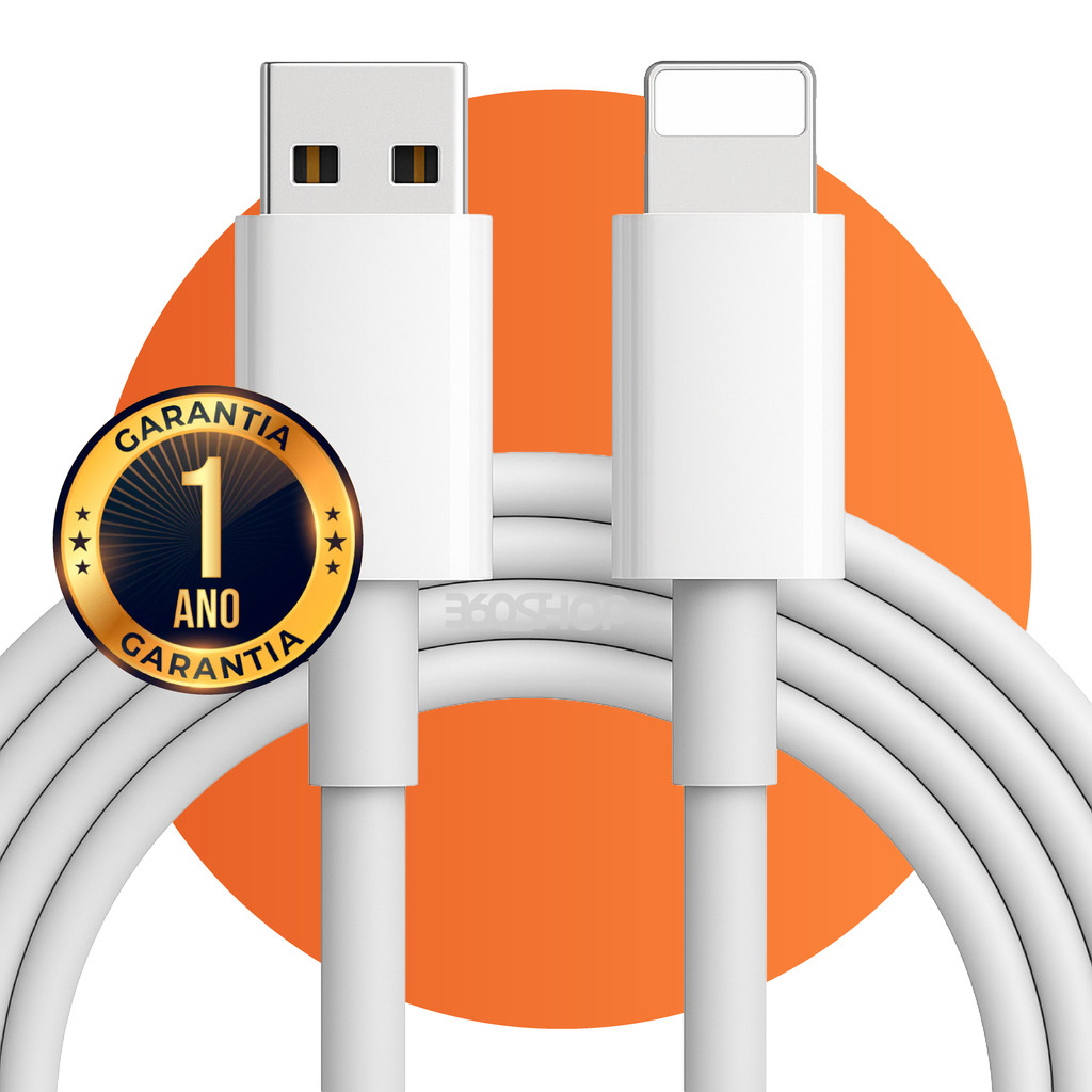 CABO PARA IOS USB DE CARREGAMENTO RÁPIDO DE 1M COMPATÍVEL COM IPHONE