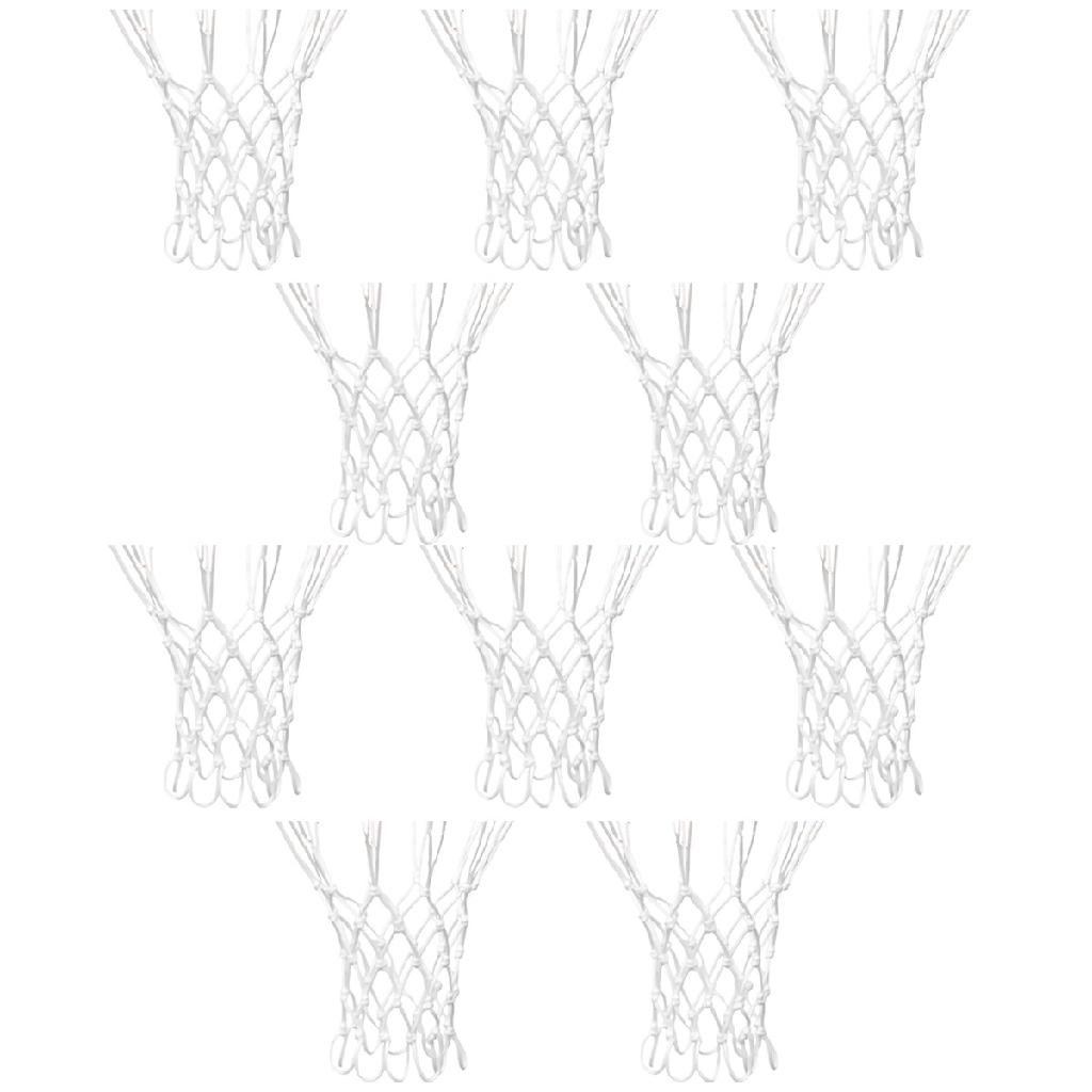 10 Redes para Cesta Basquete Tamanho Oficial 4mm Seda Chuá