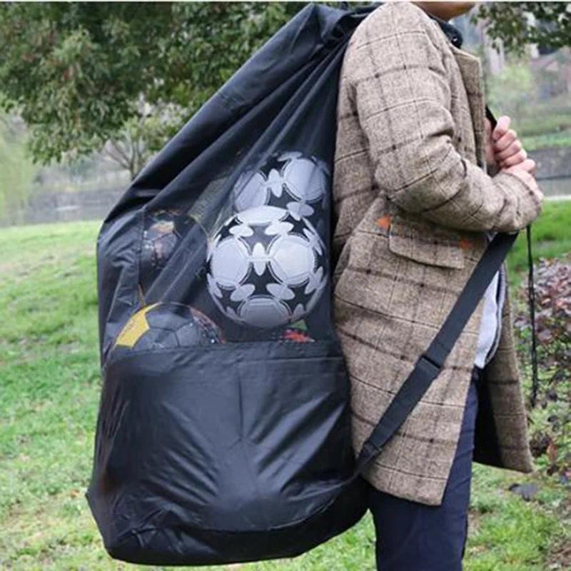 Saco De Futebol Ao Ar Livre Grande Capacidade Basquete Vôlei Transporte À Prova Dwaterproof Água Ajustável Bola Resisten