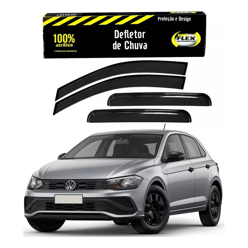 Jogo Calha Defletor Chuva Polo Track 1.0 12v Mpi 2023 A 2026 em Oferta na Shopee