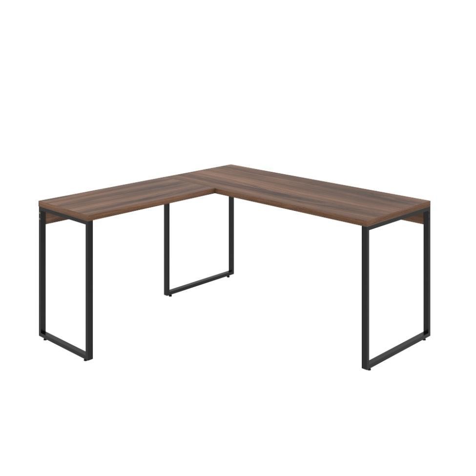 Mesa de Escritório Kuadra II Nogal 150 cm em Oferta na Shopee