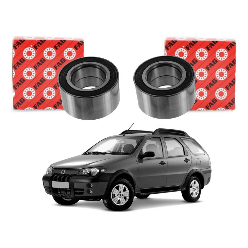Par Rolamento Roda Dianteiro Fag, Palio Adventure 1.8 2005 A 2010