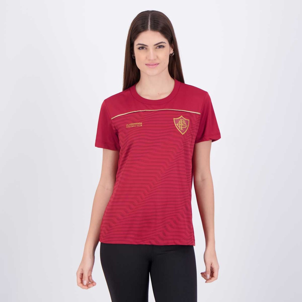 Camisa Fluminense Fulgor Feminina Grená