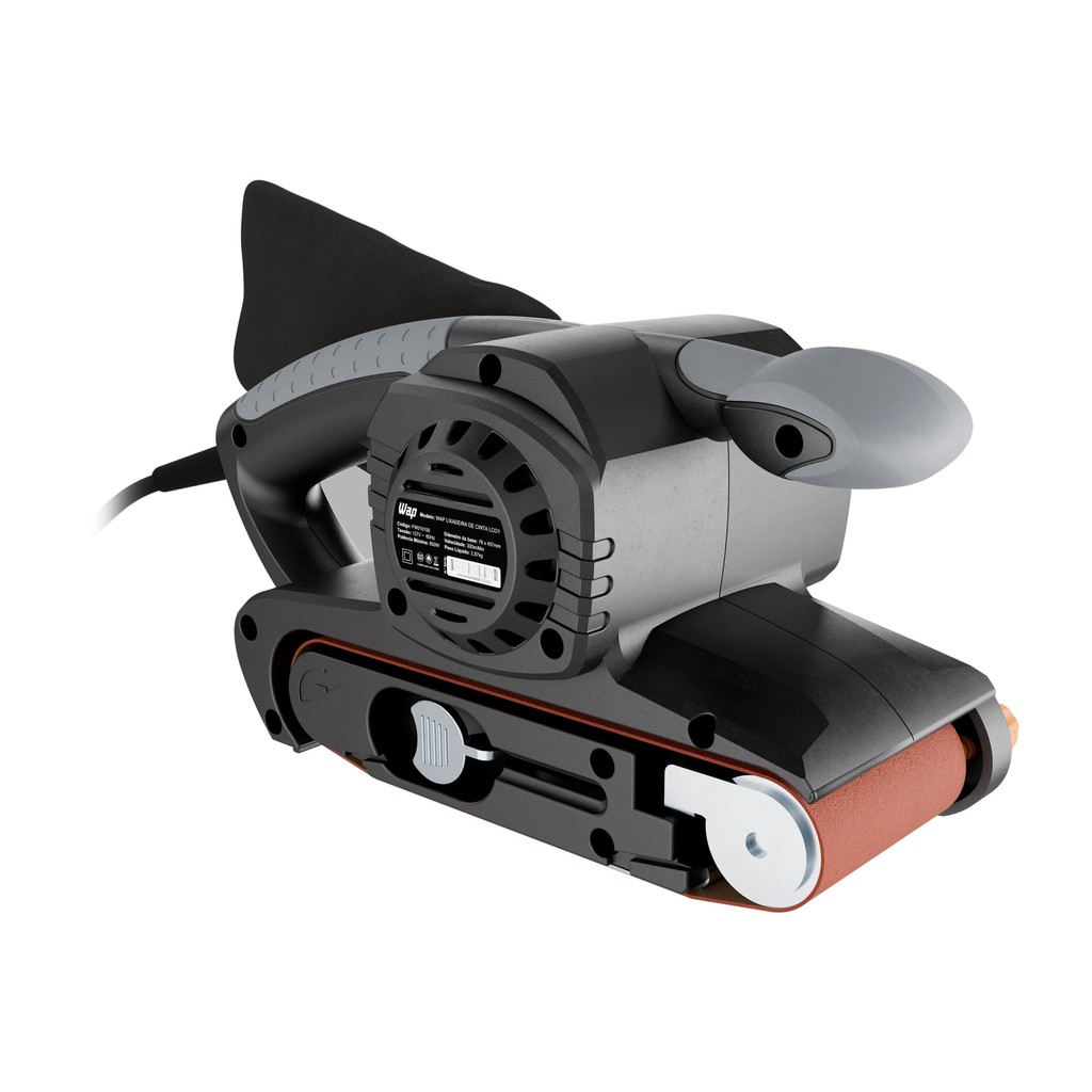 Lixadeira de Cinta WAP WF LC01 Com Velocidade de Lixamento de 300m/Min E Base de 76X120mm em Oferta na Shopee