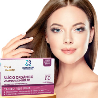 Cabelo, Pele E Unha - Silício Orgânico 150mg -60 Cápsulas em Oferta na Shopee
