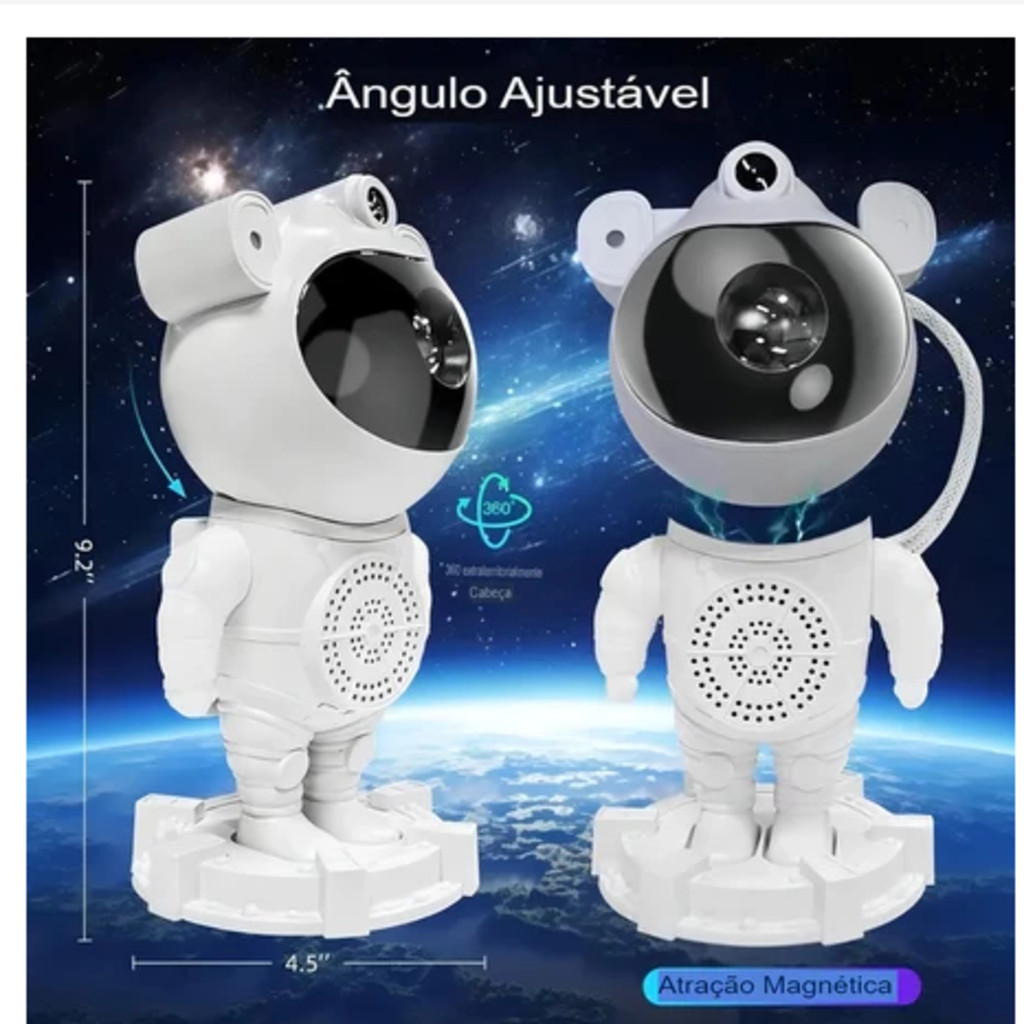 Astronauta Projetor Galaxia Estrelas Caixa de Som Bluetooth: Onde Comprar | BuscaProdutos